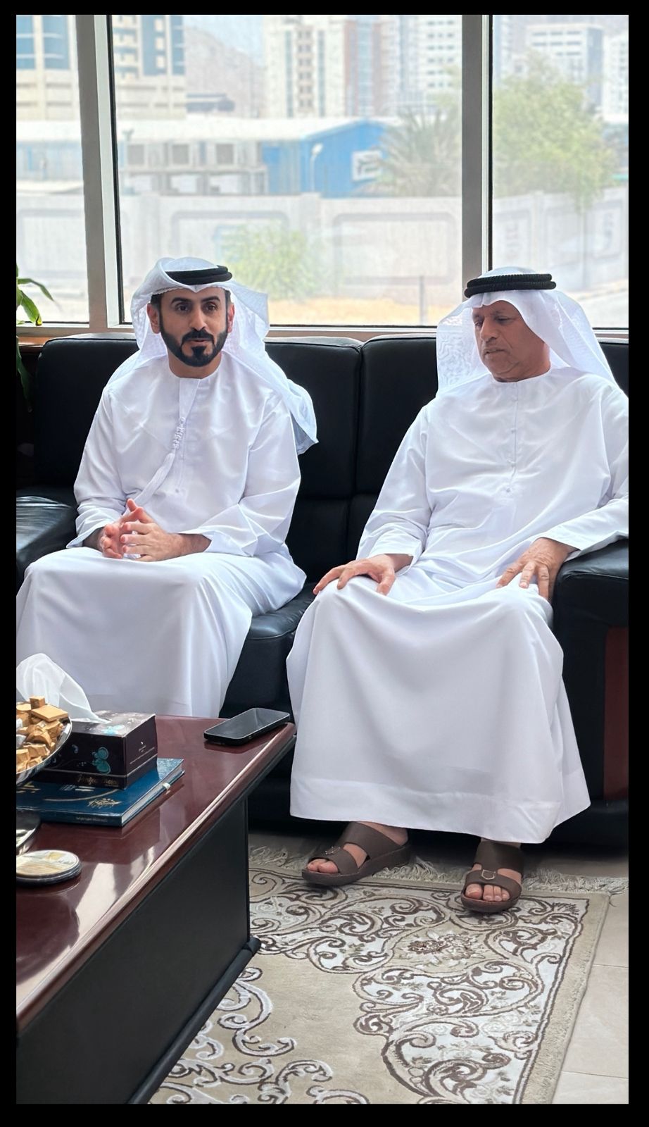 زيارة سعادة / حمد سيف المشغوني إلى دائرة جمارك الفجيرة